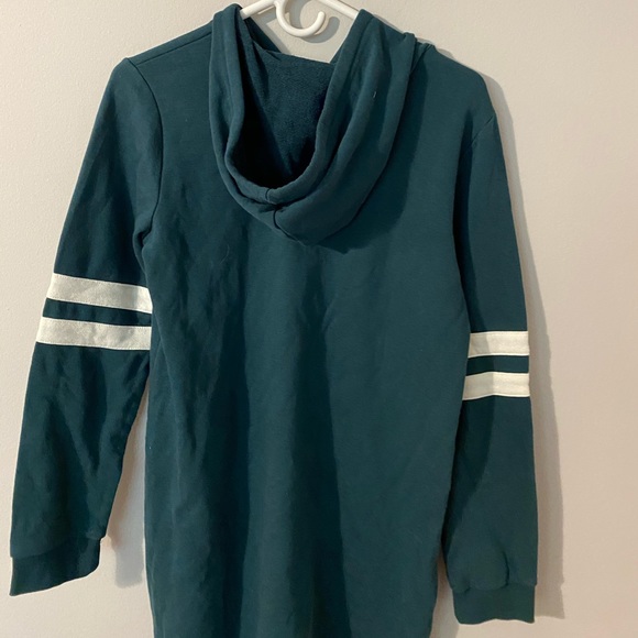 Forever 21 Varsity Hooded Sweater Dress - Picture 2 of 3